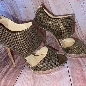 Jimmy Choo Gold High Heel Women's Shoes